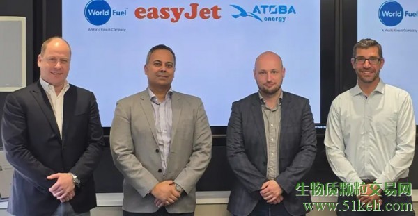 ATOBA能源、易捷航空和世界燃料服务公司合作开发SAF